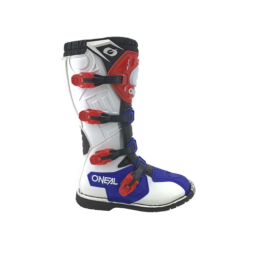 BOTAS O´NEAL RIDER PRO 2021 - AZUL / VERMELHO / BRANCO